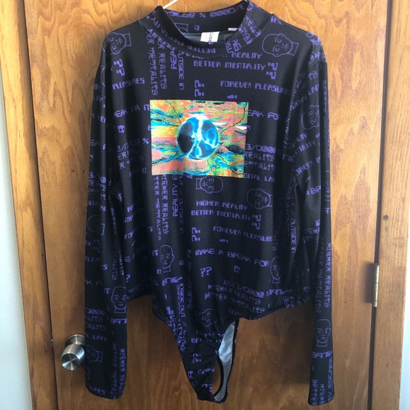 Futuristic ASOS plus size bodysuit - Picture 1 of 4